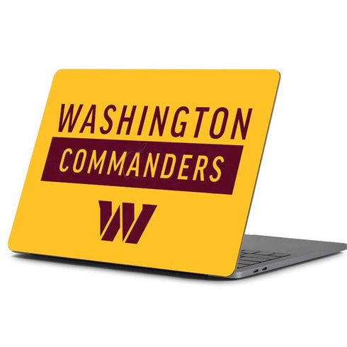 NFL Washington Commanders Yellow Apple MacBook Pro 13-inch Skin