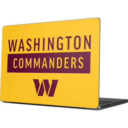 NFL Washington Commanders Yellow MacBook Pro 14in (2021-24) Skin