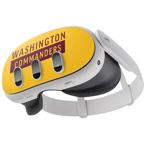 NFL Washington Commanders Yellow Meta Quest 3 Skin