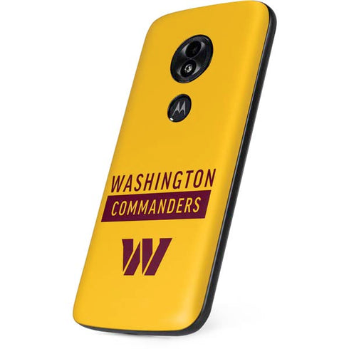 NFL Washington Commanders Yellow Moto E5 Play Skin