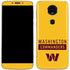 NFL Washington Commanders Yellow Moto E5 Plus Skin