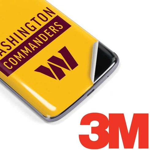 NFL Washington Commanders Yellow Moto E5 Plus Skin