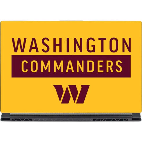 NFL Washington Commanders Yellow MSI GS65 Stealth Laptop Skin