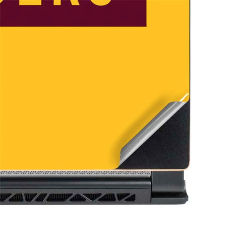 NFL Washington Commanders Yellow MSI GS65 Stealth Laptop Skin