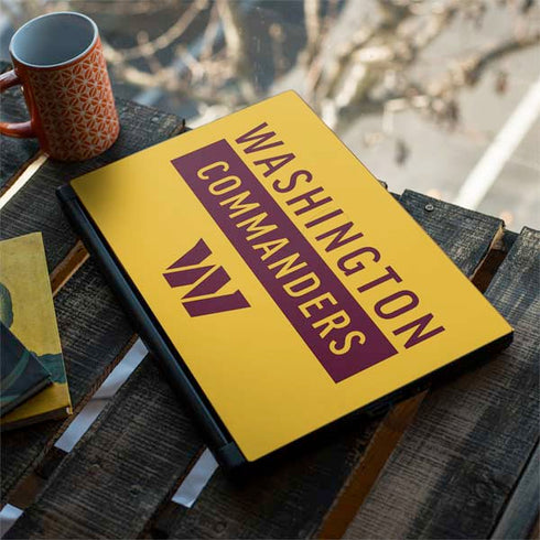NFL Washington Commanders Yellow MSI GS65 Stealth Laptop Skin