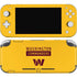NFL Washington Commanders Yellow Nintendo Switch Lite Skin