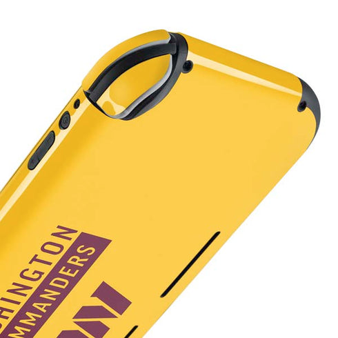 NFL Washington Commanders Yellow Nintendo Switch Lite Skin