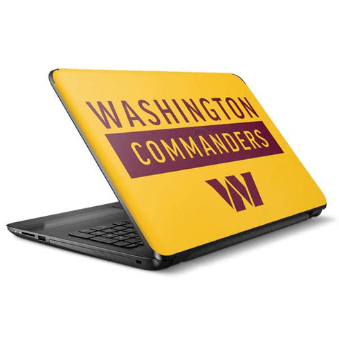 NFL Washington Commanders Yellow HP Notebook Skin