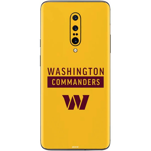 NFL Washington Commanders Yellow OnePlus 7 Pro Skin