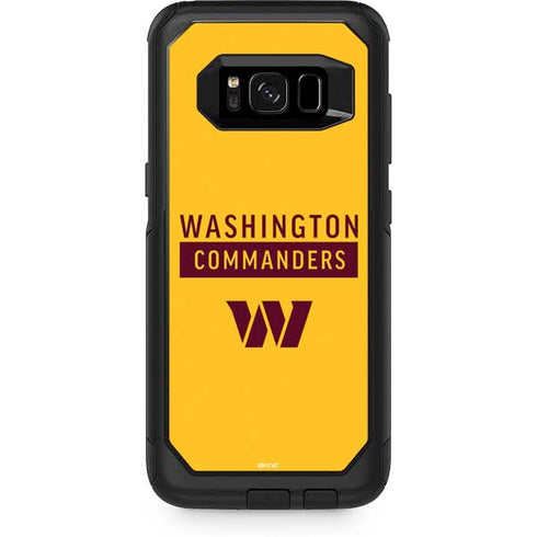 NFL Washington Commanders Yellow Otterbox Commuter Galaxy Skin