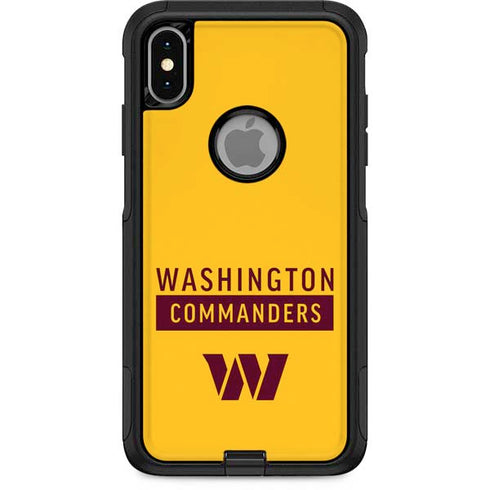 NFL Washington Commanders Yellow Otterbox Commuter iPhone Skin
