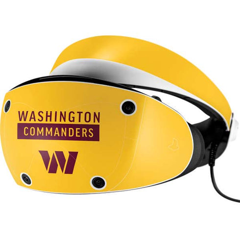 NFL Washington Commanders Yellow PlayStation VR2 Skin