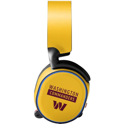 NFL Washington Commanders Yellow SteelSeries Arctis 5 Skin