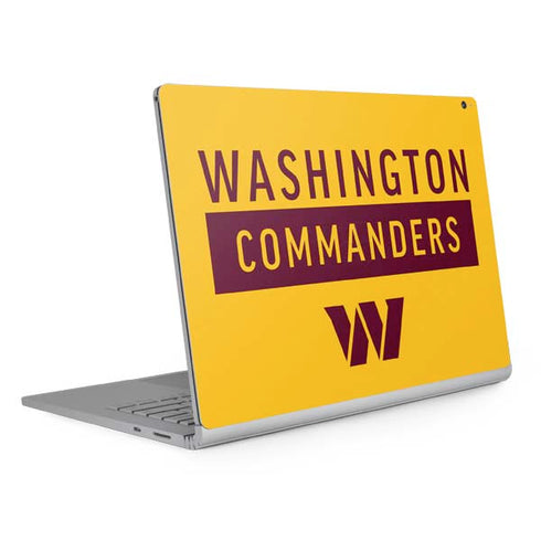 NFL Washington Commanders Yellow Surface Book 2 15in Skin