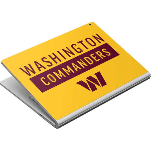 NFL Washington Commanders Yellow Surface Book Skin