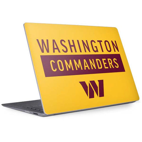 NFL Washington Commanders Yellow Surface Laptop 2 Skin