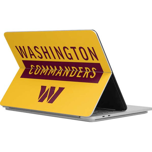 NFL Washington Commanders Yellow Surface Laptop Studio Skin