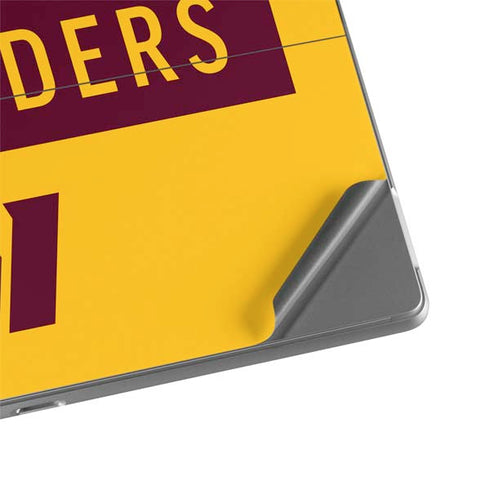 NFL Washington Commanders Yellow Surface Pro 8 Skin