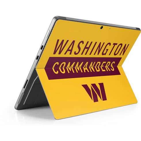 NFL Washington Commanders Yellow Surface Pro 9 Skin