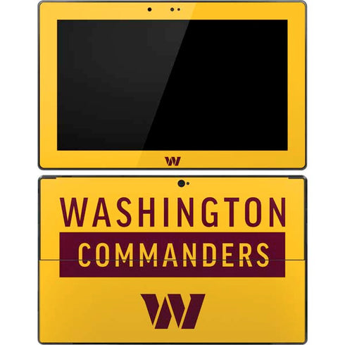 NFL Washington Commanders Yellow Surface Pro Tablet Skin