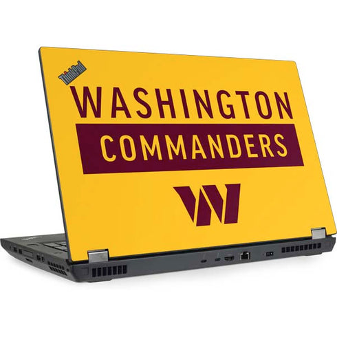 NFL Washington Commanders Yellow Lenovo ThinkPad Skin