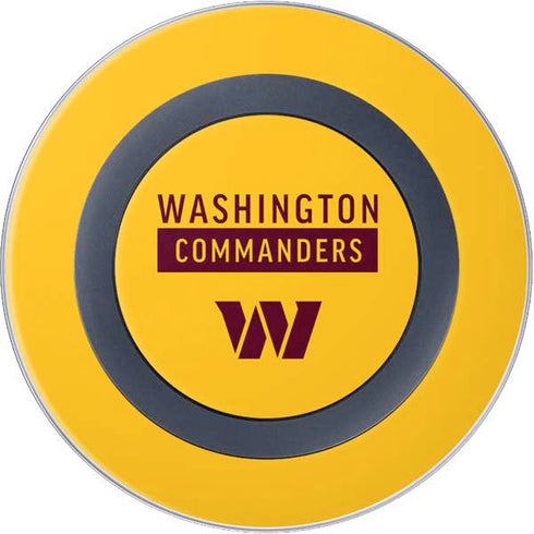 NFL Washington Commanders Yellow Wireless Charger Skin