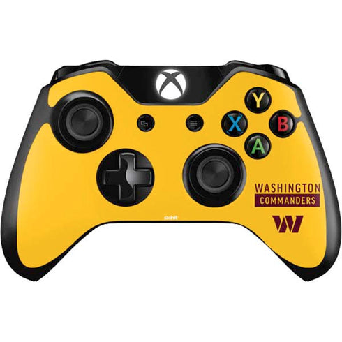 NFL Washington Commanders Yellow Xbox One Controller Skin