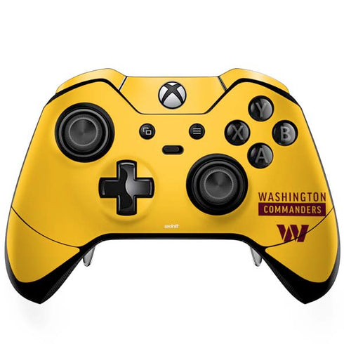 NFL Washington Commanders Yellow Xbox One Elite Controller Skin