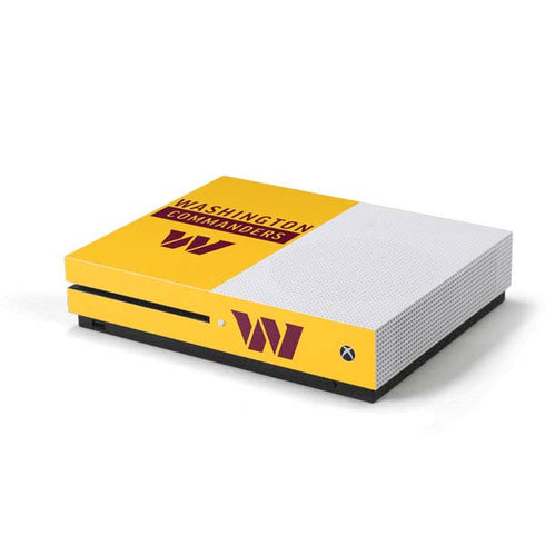 NFL Washington Commanders Yellow Xbox One S Console Skin