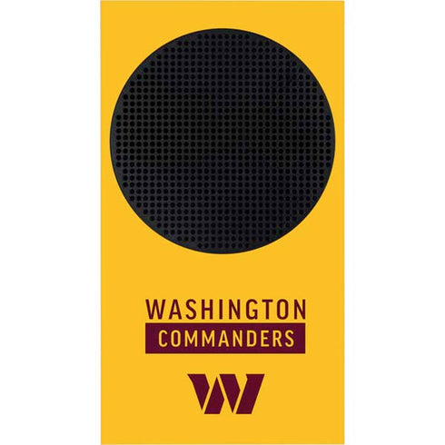 NFL Washington Commanders Yellow Xbox Series S Bundle Skin