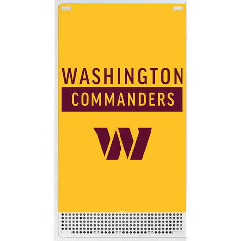 NFL Washington Commanders Yellow Xbox Series S Console Skin