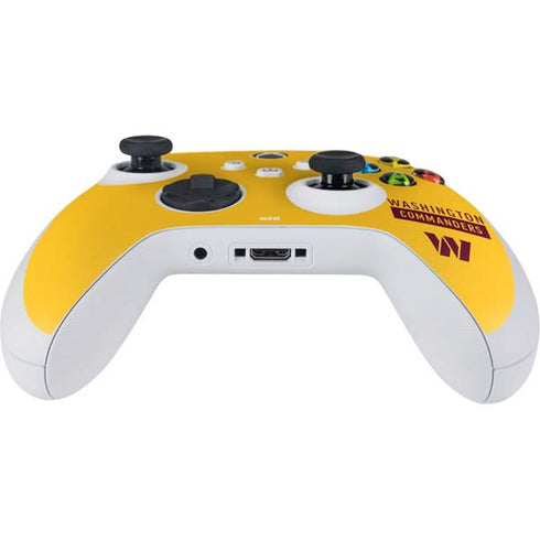 NFL Washington Commanders Yellow Xbox Series S Controller Skin