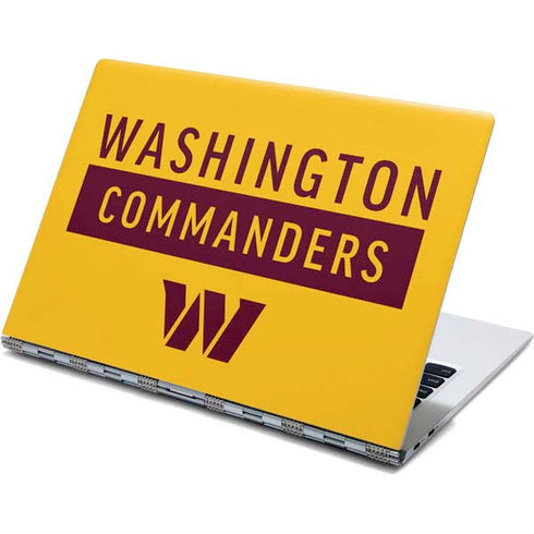 NFL Washington Commanders Yellow Yoga 910 2-in-1 14in Touch-Screen Skin