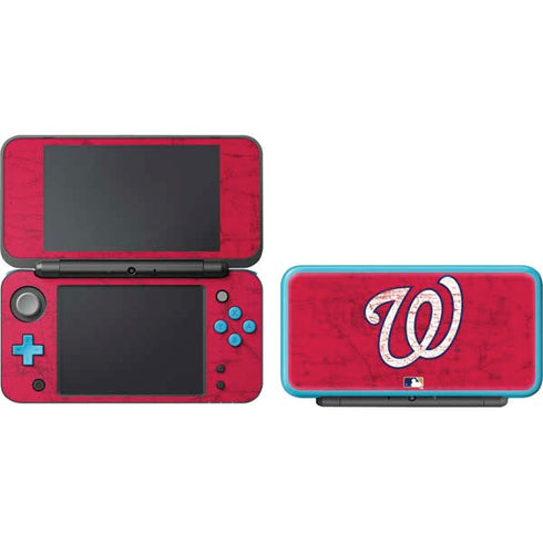 MLB Washington Nationals - Solid Distressed Nintendo 2DS XL (2017) Skin