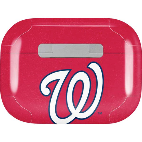 MLB Washington Nationals - Solid Distressed AirPods Pro 2nd Gen Skin