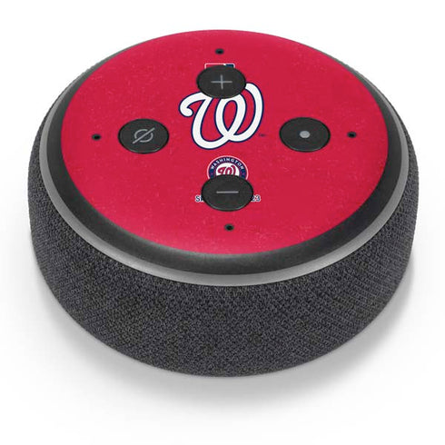 MLB Washington Nationals - Solid Distressed Amazon Echo Dot Skin