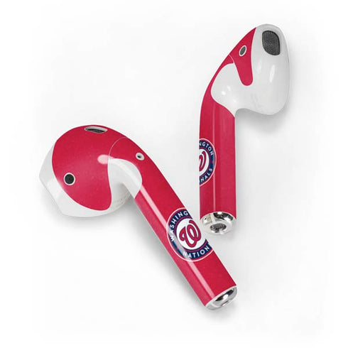 MLB Washington Nationals - Solid Distressed Apple AirPods 2 Skin