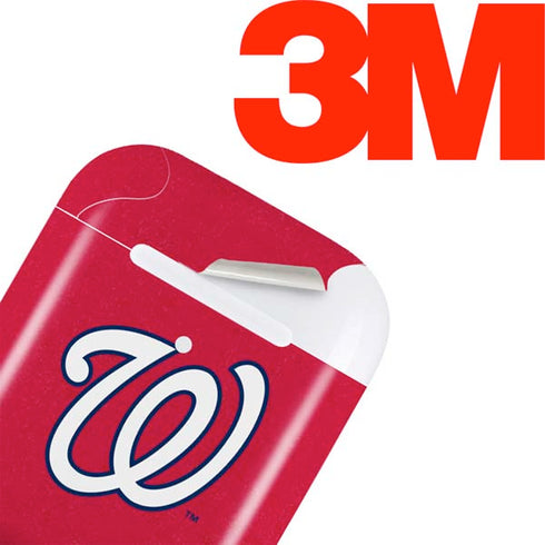 MLB Washington Nationals - Solid Distressed Apple AirPods 2 Skin