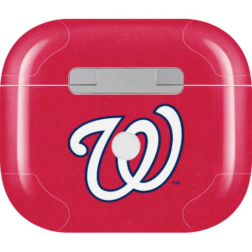 MLB Washington Nationals - Solid Distressed Apple AirPods (3rd Gen 2021) Skin
