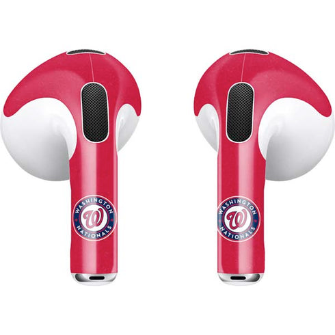 MLB Washington Nationals - Solid Distressed Apple AirPods (3rd Gen 2021) Skin