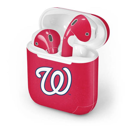 MLB Washington Nationals - Solid Distressed Apple AirPods Skin