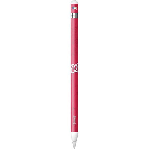 MLB Washington Nationals - Solid Distressed Apple Pencil (1st Gen, 2017) Skin