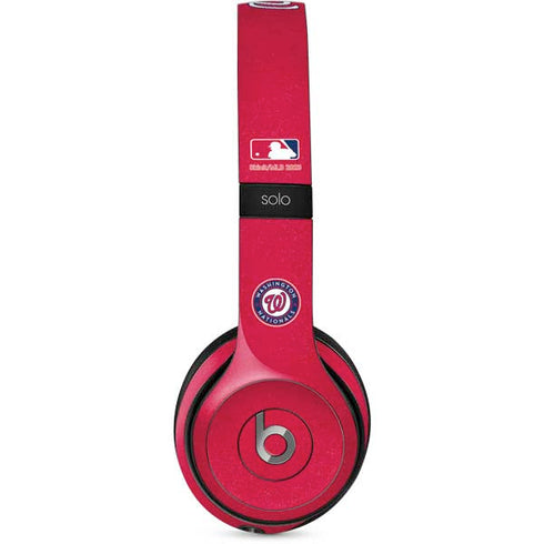 MLB Washington Nationals - Solid Distressed Beats Solo 2 Wired Skin