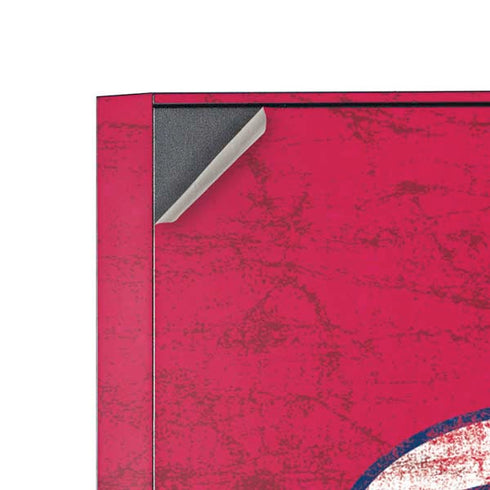 MLB Washington Nationals - Solid Distressed Corsair 4000D Tempered Glass Mid-Tower ATX Case Skin