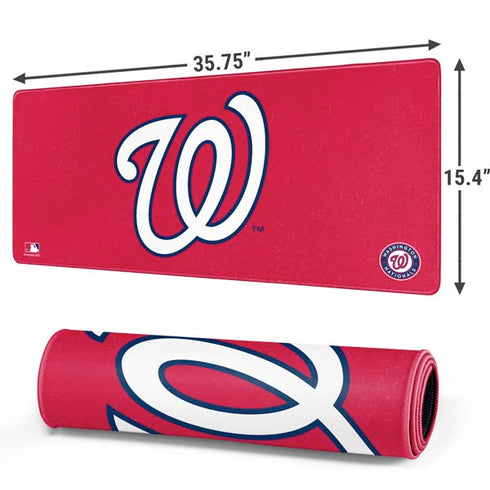 MLB Washington Nationals - Solid Distressed Gaming Mouse Pad