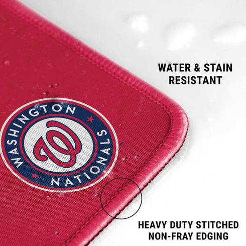 MLB Washington Nationals - Solid Distressed Gaming Mouse Pad