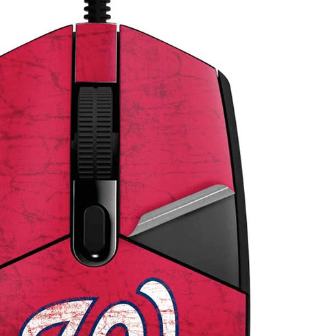 MLB Washington Nationals - Solid Distressed G203 Prodigy RGB Wired Gaming Mouse Skin