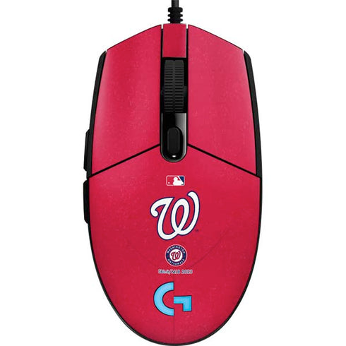 MLB Washington Nationals - Solid Distressed G203 Prodigy RGB Wired Gaming Mouse Skin