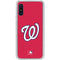 MLB Washington Nationals - Solid Distressed Galaxy A10e Clear Case