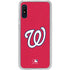 MLB Washington Nationals - Solid Distressed Galaxy A10e Clear Case